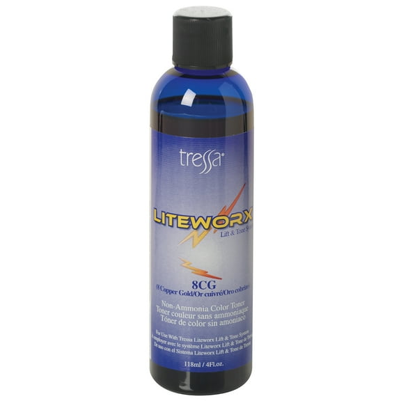 Tressa Liteworx Toner, Conditioning Hair Toner, 8CG Copper Gold, 4 oz