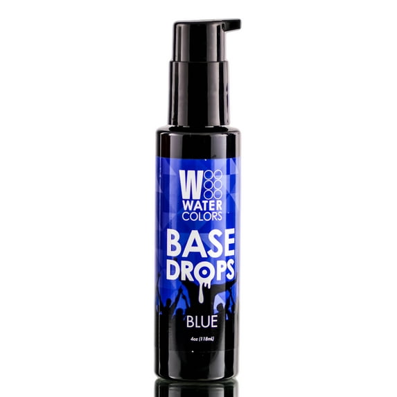Tressa Watercolors Base Drops, Temporary Hair Dye Drops, Blue, 4 oz