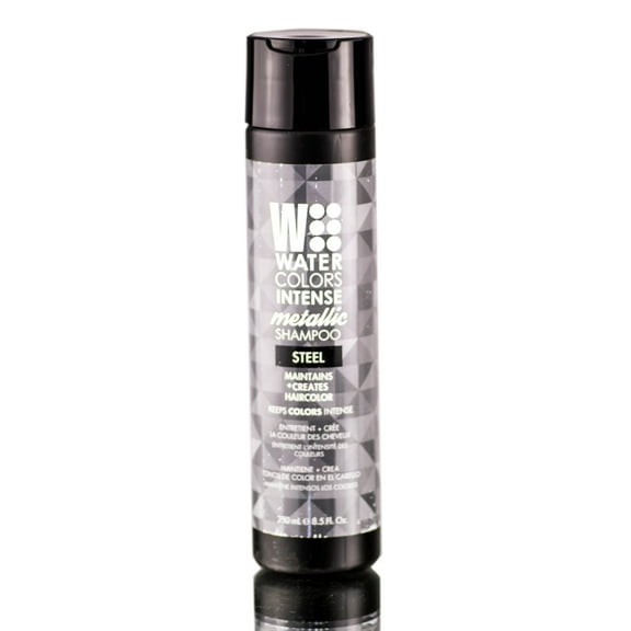 Tressa Watercolors Intense Metallic Shampoo, Steel, 8.5 oz