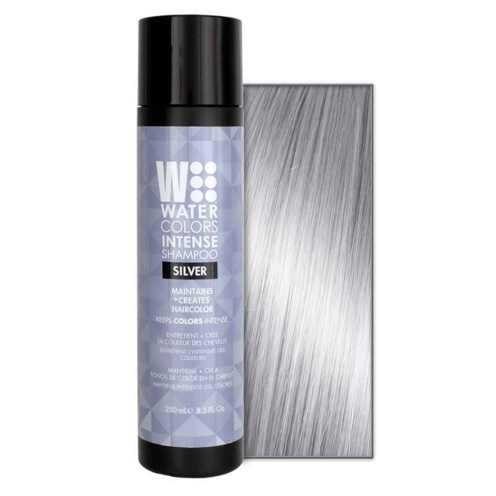 Tressa Watercolors Intense Metallic Shampoo, Silver 8.5 oz, Color