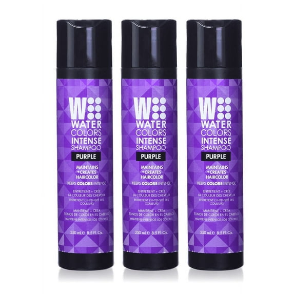 Tressas Watercolors Intense Color Shampoo 8.5 oz Purple ( Pack Of 3 )