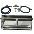 thumbnail image 1 of Tretco OB2SS-BK1-24-NG 21 in. Stainless Steel Dual Burner Pan, Natural Gas, 1 of 2