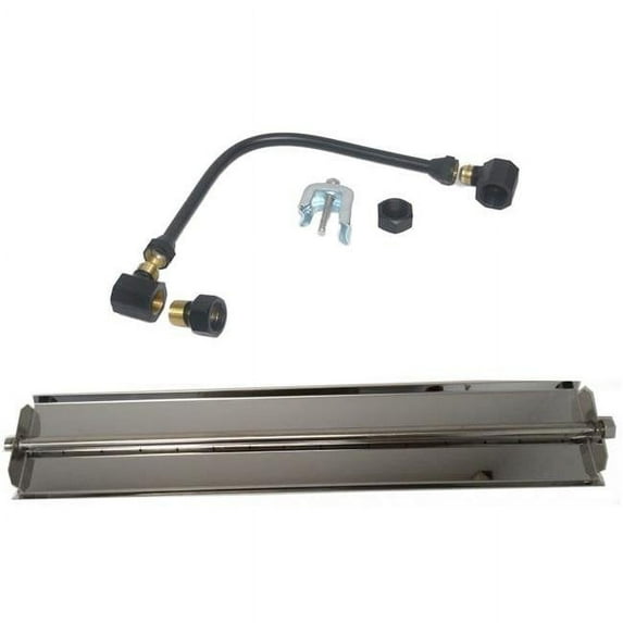 Tretco OB5SS-BK2-30-NG 30 in. 304 Stainless Steel Linear Burner Pan Kit, Natural Gas