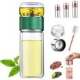 thumbnail image 1 of Tretiva Glass Infuser, Tea 3-in-1 Smart Tea Infuser, Travel Glass Tea Infuser, Double Layered Glas Tea Separation Leak-Proof Tea Maker, for Blooming & Loose Leaf Tea , Tea Water Separation Pot, 1 of 6