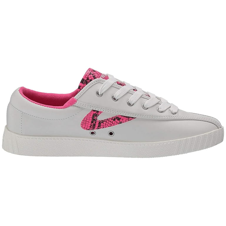 Tretorn Women s Nylite 39 Plus in White Pink 6 US