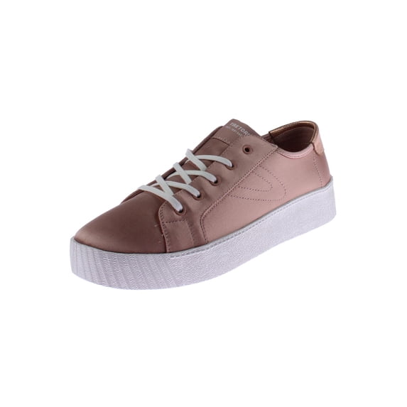 Tretorn Womens Blaire7 Satin Fashion Sneakers Pink 8.5 Medium (B,M)