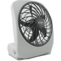 Treva 6.29 in. H X 5 in. D 2 speed Personal Fan