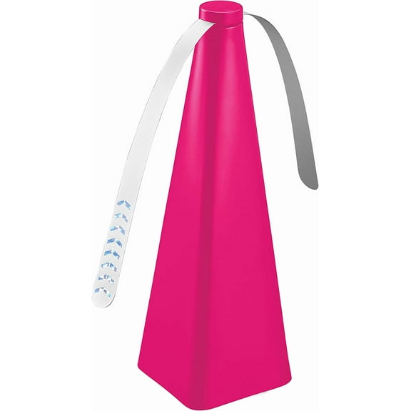 Treva Chemical Free Bug Fan Fly Deterrent with Holographic Blades to Clear Bugs, Mosquitoes, and Flies, Battery Powered Fly Fan - Raspberry