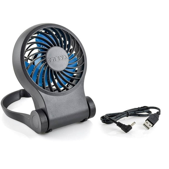 Treva Mini 3.5 in 2-Speed Adjustable Vertical Tilt Portable Electric Household Fan