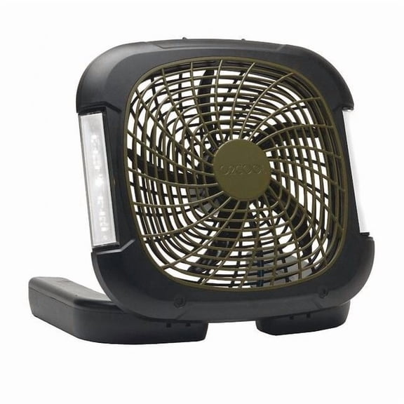 Treva/O2cool 10" Blade Dia Compact Fan, 2 Speeds, Gray FD10018L