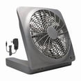thumbnail image 1 of Treva/O2cool Table/Floor Fan,10 in Dia Blade,2 Speed FD10101A, 1 of 2