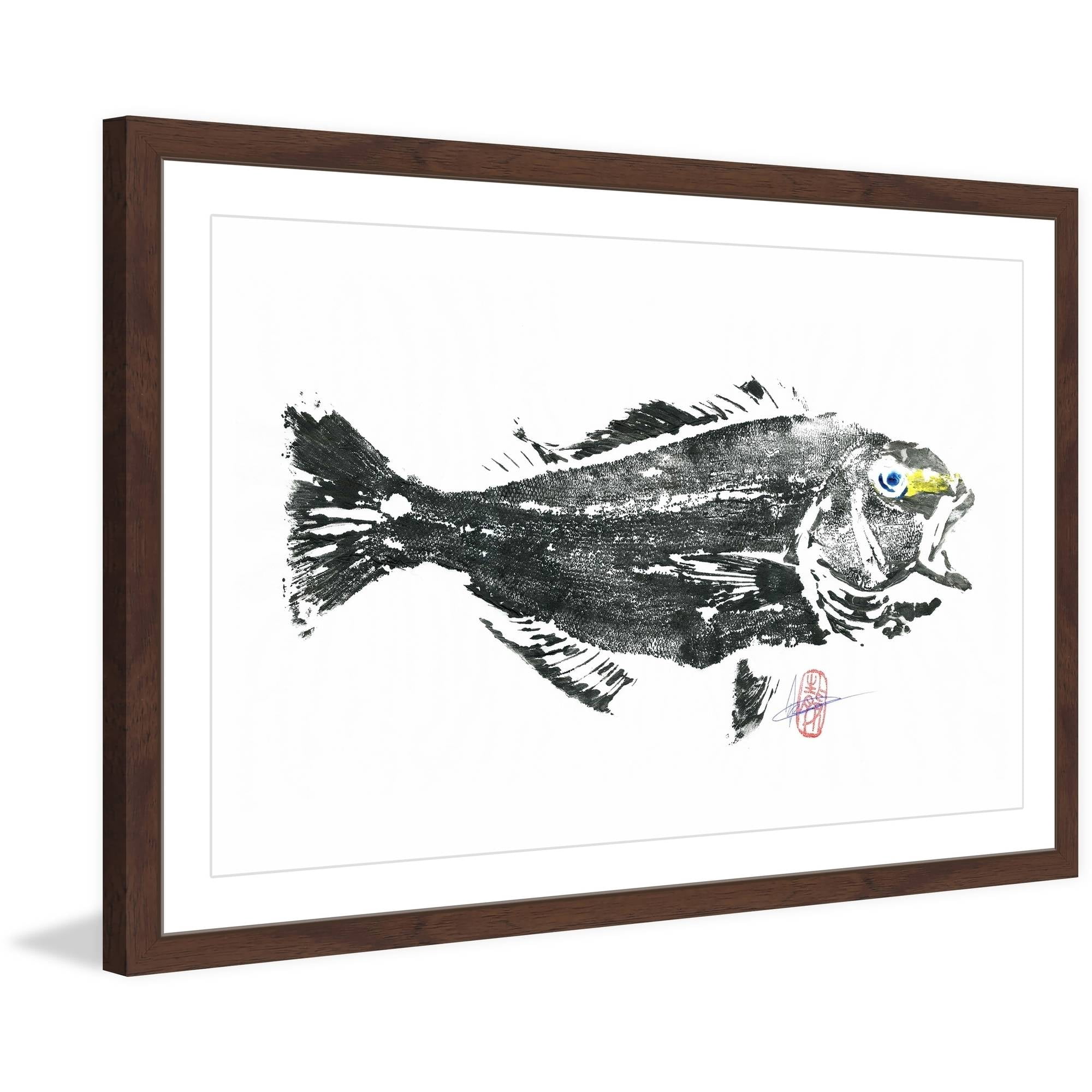 "Trevally Jack" Framed Painting Print