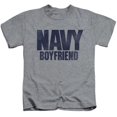 thumbnail image 1 of Trevco Navy-Boyfriend Short Sleeve Juvenile 18-1 Tee- Athletic Heather - Large 7, 1 of 1