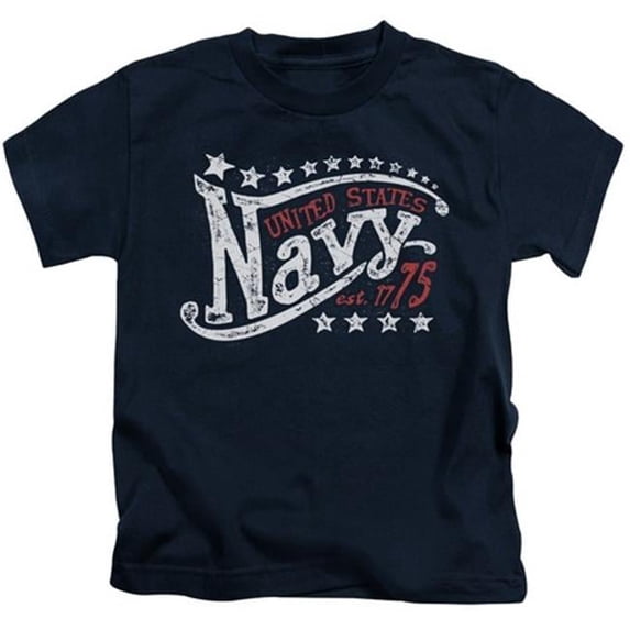 Trevco 18-1 Navy-Stars Short Sleeve Juvenile Tee - Navy - Large 7