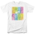 thumbnail image 1 of Trevco 90210-Color Block Of Friends - Short Sleeve Adult 18-1 Tee - White- 5X, 1 of 1