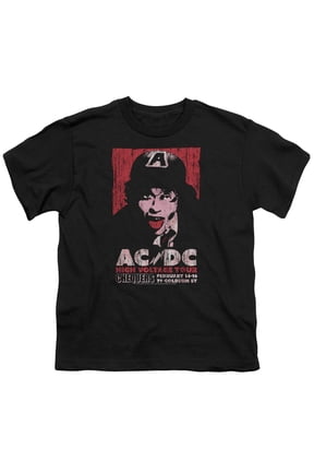 AC/DC High Voltage Live 1975 Youth 18/1 T-Shirt Black