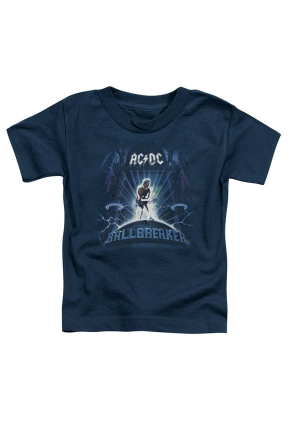 ACDC111-TT-1 ACDC Ballbreaker-S by S Toddler Tee, Navy - Small 2T