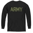 thumbnail image 1 of Trevco  AR131-YL-1 Army & Type-Youth Long Sleeve Tee, Black - Small, 1 of 1