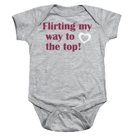 Trevco ATA1940B-SS-3 Flirting-Infant Snapsuit, Athletic Heather - Large - 18 Month