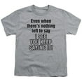 thumbnail image 1 of Trevco ATA2020-YT-1 Nothing Left to Say-Short Sleeve Youth 18-1 T-Shirt, Athletic Heather - Small, 1 of 1