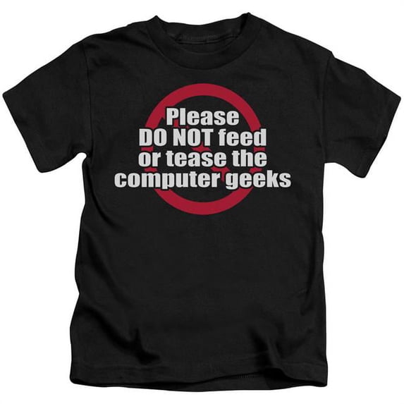 Trevco ATA2095-KT-3 Computer Geeks-Short Sleeve Juvenile 18-1 T-Shirt, Black - Large 7