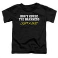 thumbnail image 1 of Trevco ATA2165-TT-1 Dont Curse Darkness-Short Sleeve Toddler T-Shirt, Black - Small 2T, 1 of 1
