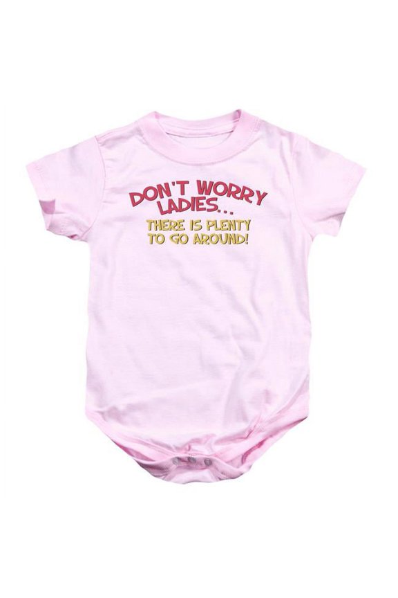 ATA2567D-SS-1 Dont Worry-Infant Snapsuit, Pink - Small - 6 Month