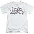 thumbnail image 1 of Trevco ATA2645-KT-3 I Make Boys Cry-Short Sleeve Juvenile 18-1 T-Shirt, White - Large 7, 1 of 1