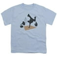 thumbnail image 1 of Trevco ATA2706-YT-3 Kickin It Olde School-Short Sleeve Youth 18-1 T-Shirt, Light Blue - Large, 1 of 1