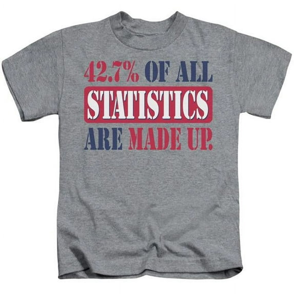 Trevco ATA312-KT-3 Statistics-Short Sleeve Juvenile 18-1 T-Shirt, Athletic Heather - Large 7