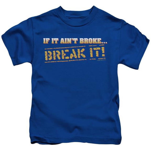 Trevco ATY282-KT-3 Break It-S by S Juvenile Short Sleeve Shirt, Royal Blue - Large 7