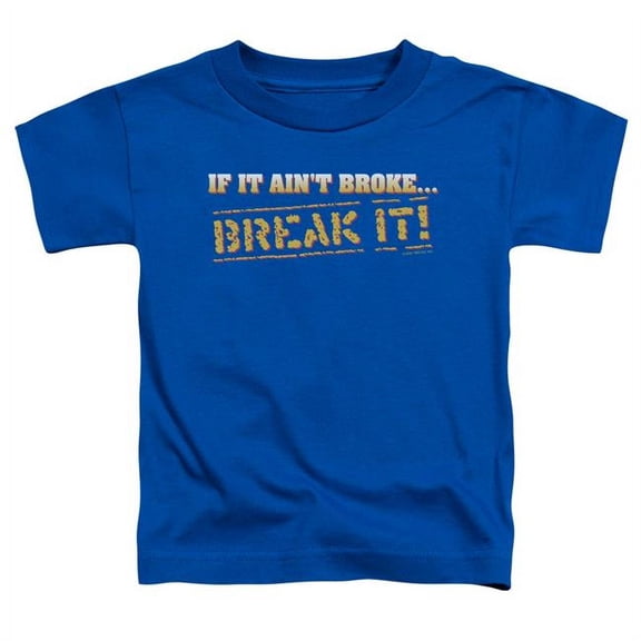 Trevco ATY282-TT-1 Break It-S by S Toddler Tee, Royal Blue - Small 2T