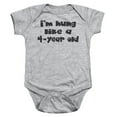thumbnail image 1 of Trevco ATY323B-SS-1 Hung-Infant Snapsuit, Athletic Heather - Small - 6 Month, 1 of 1