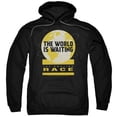 thumbnail image 1 of Trevco Amazing Race-Waiting World - Adult Pull-Over Hoodie - Black- Small, 1 of 2