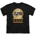 thumbnail image 1 of Trevco Amazing Race-Waiting World - Short Sleeve Youth 18-1 Tee - Black- Extra Large, 1 of 1