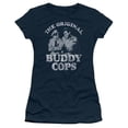 thumbnail image 1 of Trevco Andy Griffith-Buddy Cops - Short Sleeve Junior Sheer Tee - Navy- Medium, 1 of 1