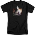thumbnail image 1 of Trevco  Arkham City & Certified Insane Adult Cotton Tall Fit Short Sleeve T-Shirt, Black - 3X, 1 of 1