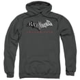 thumbnail image 1 of Trevco Arkham City-Logo - Adult Pull-Over Hoodie - Charcoal- Medium, 1 of 2
