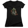 thumbnail image 1 of Trevco Arkham City-Riddler Convicted - Junior V-Neck Tee - Black- Small, 1 of 1