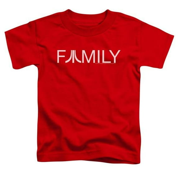 Trevco Atari & Family Toddler Cotton Short Sleeve T-Shirt, Red - Small - 2 Toddler