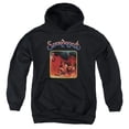 thumbnail image 1 of Trevco  Atari & Swordquest Youth Cotton Pull-Over Hooded Sweatshirt, Black - Small, 1 of 1