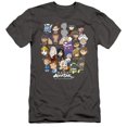 thumbnail image 1 of Trevco  Avatar the Last Airbender & Chibi Group Short Sleeve Adult 30-1 T-Shirt, Charcoal - Large, 1 of 1