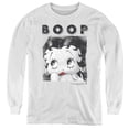 thumbnail image 1 of Trevco  BB786-YL-3 Betty Boop & Not Fade Away-Youth Long Sleeve Tee, White - Large, 1 of 1