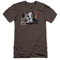 thumbnail image 1 of Trevco  BM1977-PSF-5 Arkham City & Plenty Wrong-Premuim Canvas Adult Slim Fit 30-1 T-Shirt, Charcoal - 2X, 1 of 1