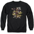 thumbnail image 1 of Trevco  BM1999-AS-3 Arkham City & About to Begin-Adult Crewneck Sweatshirt, Black - Large, 1 of 1