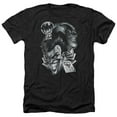 thumbnail image 1 of Trevco BM2250-HA-4 Batman & Archenemies-Adult Heather T-Shirt, Black - Extra Large, 1 of 1