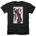thumbnail image 1 of Trevco BM2270B-HA-2 Batman & Inked Quinn-Adult Heather T-Shirt, Black - Medium, 1 of 1