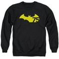 thumbnail image 1 of Trevco BM2441-AS-2 Batman & 75 Logo 2 Adult Crewneck Sweatshirt, Black - Medium, 1 of 1