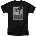 thumbnail image 1 of Trevco BM2557B-ATT-6 Batman & Harley Inmate Adult Cotton Tall Fit Short Sleeve T-Shirt, Black - 3X, 1 of 1