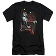 thumbnail image 1 of Trevco BM2597-PSF-1 Batman & Laugh It Up Adult Cotton Premium Canvas Brand Slim Fit 30-1 T-Shirt, Black - Small, 1 of 1